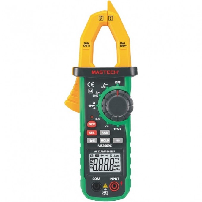 Клещи токоизмерительные цифровые MASTECH MS2009C